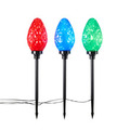Lykta 3 x 20 LED Röd/Grön/Blå 3-pack Stemning